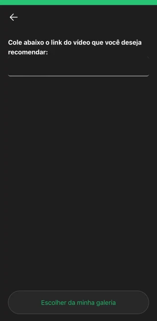recomendar um vídeo