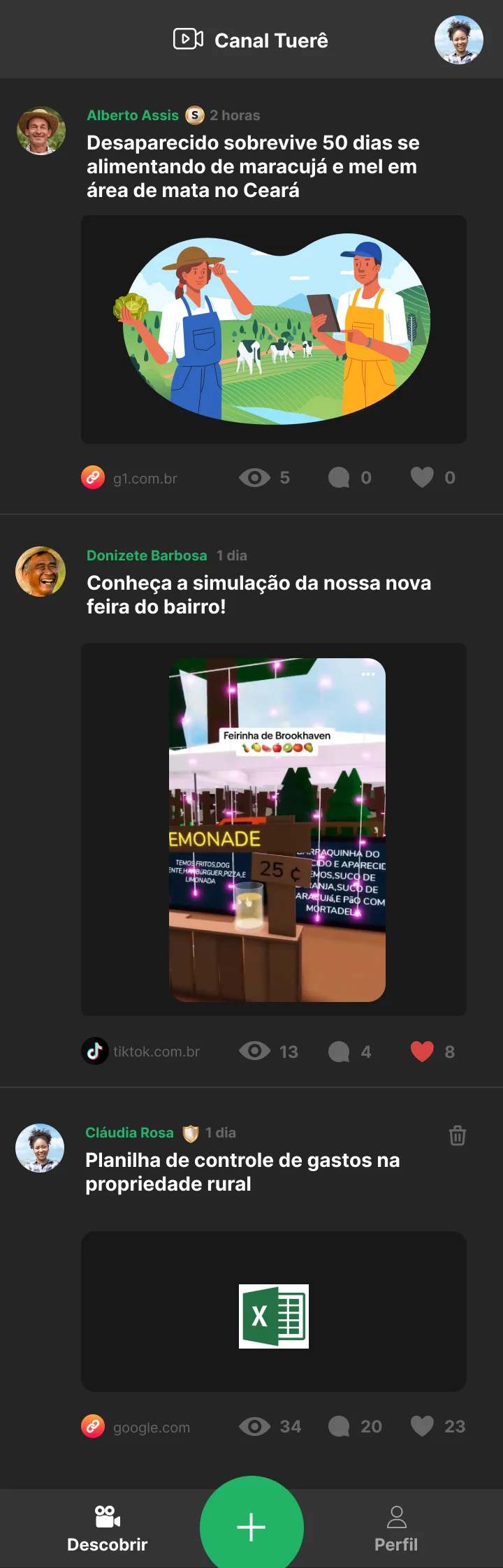 feed do canal